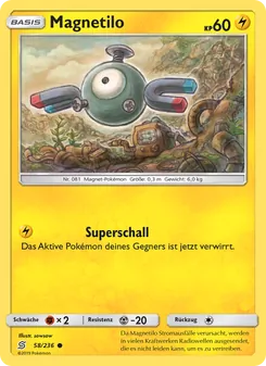 Karte Magnetilo aus Bund der Gleichgesinnten, Nummer 58/236