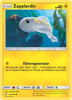Karte Zapplardin aus Bund der Gleichgesinnten, Nummer 64/236