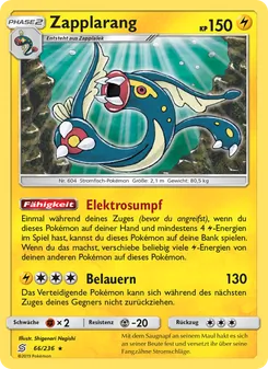 Karte Zapplarang aus Bund der Gleichgesinnten, Nummer 66/236