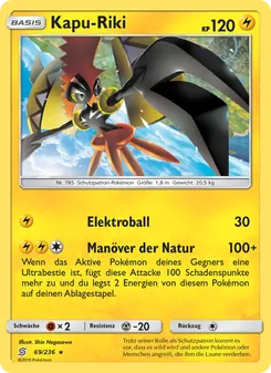 Karte Kapu-Riki aus Bund der Gleichgesinnten, Nummer 69/236