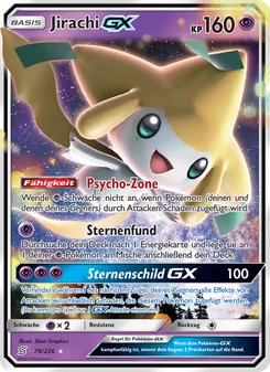 Karte Jirachi GX aus Bund der Gleichgesinnten, Nummer 79/236