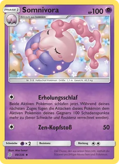 Karte Somnivora aus Bund der Gleichgesinnten, Nummer 89/236
