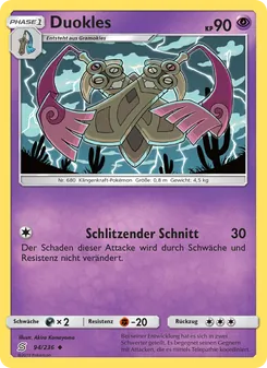 Karte Duokles aus Bund der Gleichgesinnten, Nummer 94/236