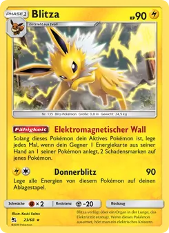 Karte Blitza aus Verborgenes Schicksal, Nummer 23/68