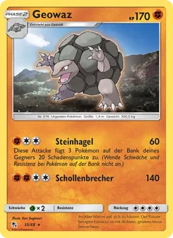 Karte Geowaz aus Verborgenes Schicksal, Nummer 35/68