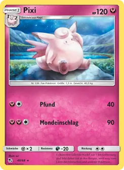 Karte Pixi aus Verborgenes Schicksal, Nummer 40/68