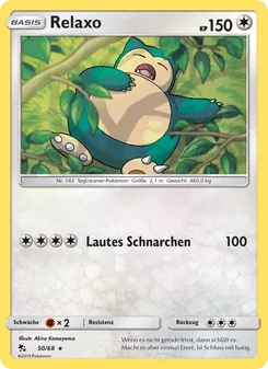 Karte Relaxo aus Verborgenes Schicksal, Nummer 50/68