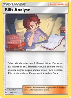 Karte Bills Analyse aus Verborgenes Schicksal, Nummer 51/68