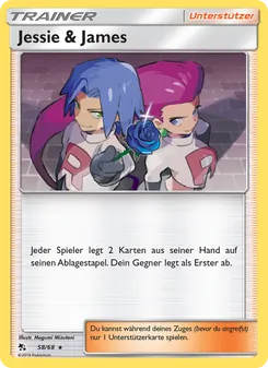 Karte Jessie & James aus Verborgenes Schicksal, Nummer 58/68