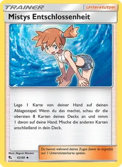 Karte Mistys Entschlossenheit aus Verborgenes Schicksal, Nummer 62/68