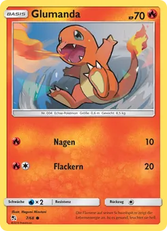 Karte Glumanda aus Verborgenes Schicksal, Nummer 7/68
