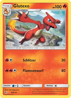 Karte Glutexo aus Verborgenes Schicksal, Nummer 8/68