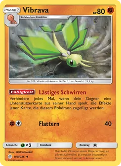 Karte Vibrava aus Welten im Wandel, Nummer 109/236