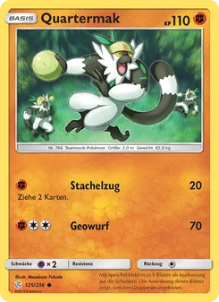 Karte Quartermak aus Welten im Wandel, Nummer 125/236