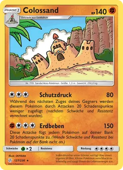 Karte Colossand aus Welten im Wandel, Nummer 127/236