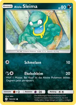 Karte Alola-Sleima aus Welten im Wandel, Nummer 130/236