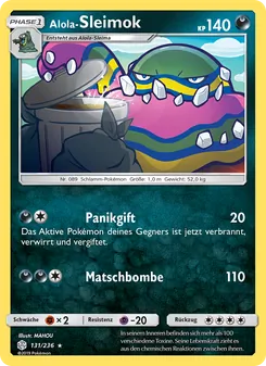 Karte Alola-Sleimok aus Welten im Wandel, Nummer 131/236