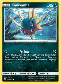 Karte Kanivanha aus Welten im Wandel, Nummer 132/236