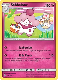 Karte Sabbaione aus Welten im Wandel, Nummer 154/236