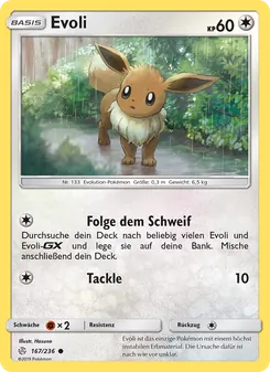 Karte Evoli aus Welten im Wandel, Nummer 167/236