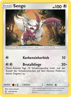 Karte Sengo aus Welten im Wandel, Nummer 173/236