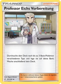 Karte Professor Eichs Vorbereitung aus Welten im Wandel, Nummer 201/236