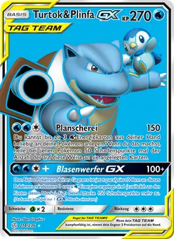 Karte Turtok & Plinfa GX aus Welten im Wandel, Nummer 214/236
