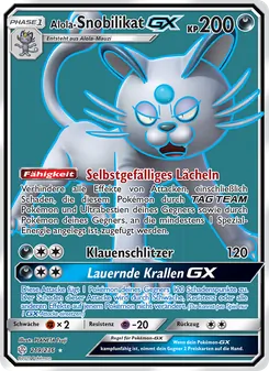 Karte Alola-Snobilikat GX aus Welten im Wandel, Nummer 219/236