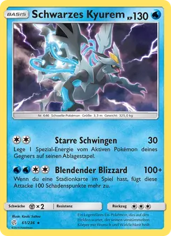 Karte Schwarzes Kyurem aus Welten im Wandel, Nummer 61/236