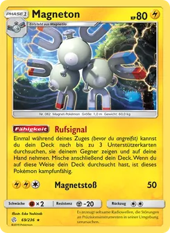 Karte Magneton aus Welten im Wandel, Nummer 69/236