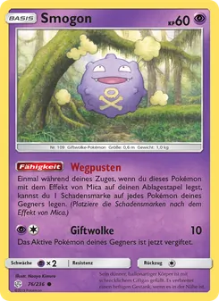 Karte Smogon aus Welten im Wandel, Nummer 76/236