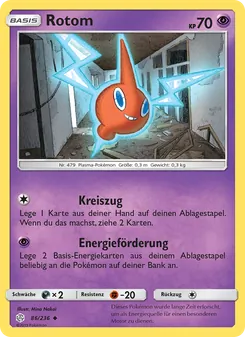 Karte Rotom aus Welten im Wandel, Nummer 86/236