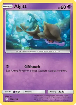 Karte Algitt aus Welten im Wandel, Nummer 91/236