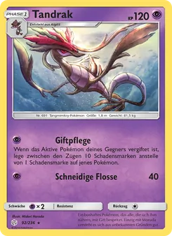 Karte Tandrak aus Welten im Wandel, Nummer 92/236