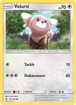 Karte Velursi aus Stunde der Wächter, Nummer 112/145
