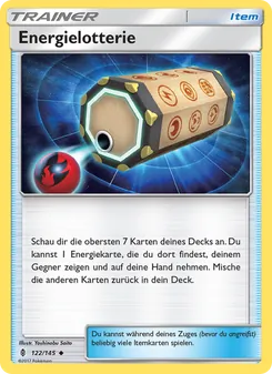 Karte Energielotterie aus Stunde der Wächter, Nummer 122/145