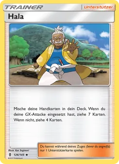 Karte Hala aus Stunde der Wächter, Nummer 126/145