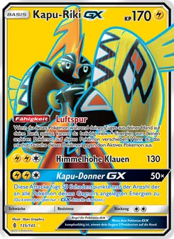 Karte Kapu-Riki GX aus Stunde der Wächter, Nummer 135/145