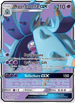 Karte Aggrostella GX aus Stunde der Wächter, Nummer 136/145
