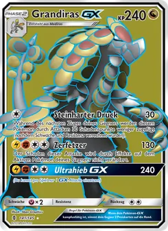 Karte Grandiras GX aus Stunde der Wächter, Nummer 141/145