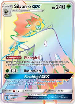 Karte Silvarro GX aus Stunde der Wächter, Nummer 146/145