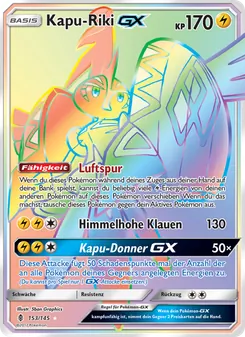 Karte Kapu-Riki GX aus Stunde der Wächter, Nummer 153/145