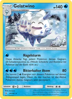 Karte Gelatwino aus Stunde der Wächter, Nummer 35/145