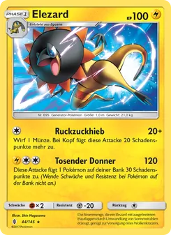 Karte Elezard aus Stunde der Wächter, Nummer 44/145