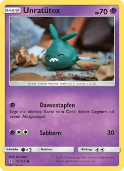 Karte Unratütox aus Stunde der Wächter, Nummer 50/145