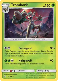Karte Trombork aus Stunde der Wächter, Nummer 7/145