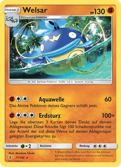 Karte Welsar aus Stunde der Wächter, Nummer 71/145