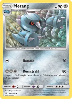 Karte Metang aus Stunde der Wächter, Nummer 84/145