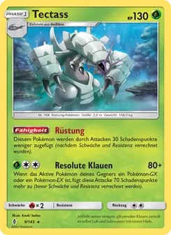 Karte Tectass aus Stunde der Wächter, Nummer 9/145