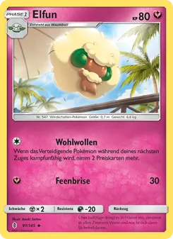 Karte Elfun aus Stunde der Wächter, Nummer 91/145